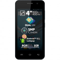 Telefon mobil Allview A5 Easy, Dual SIM, 8GB, Black,Sigilate, Garantie 2 ANI ! foto