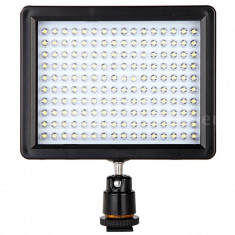 Lampa foto-video cu 160 LEDuri 12W lumina 1280 lumeni reflector Canon Nikon DSLR foto