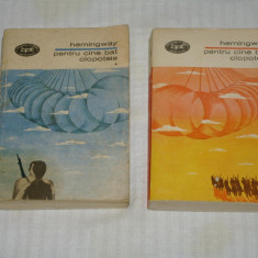 Pentru cine bat clopotele - 2 vol. - Hemingway - Editura Minerva - 1971