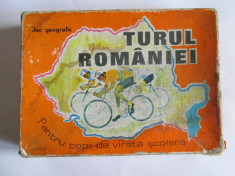 RARITATE!JOC GEOGRAFIC COMPLET(80 CARTI+HARTA+INSTR.) TURUL ROMANIEI ANII 70 foto