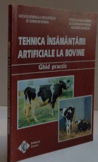 TEHNICA INSAMANTARII ARTIFICIALE LA BOVINE , GHID PRACTIC , 1998 foto