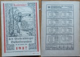 Cumpara ieftin Calendarul popular din Transilvania , Sibiu , 1937 , in germana