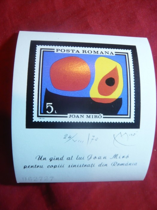 Colita Romania - Inundatia J.Miro1970