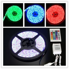 Banda cu led RGB cu telecomanda ?3528 SMD foto