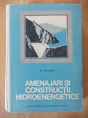 AMENAJARI SI CONSTRUCTII HIDROENERGETICE- SIPICEANU- cartonata foto