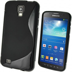 Husa Samsung Galaxy S4 Active I9295 TPU S-LINE Neagra foto