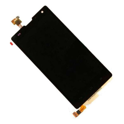 LCD+Touchscreen Orange Yumo Huawei Ascend G740 black original foto