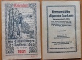 Cumpara ieftin Calendarul popular din Transilvania , Sibiu , 1931 , in germana