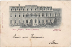 #1811- Romania, Temesvar, Timisoara, Josefini, cp. circulata 1898: Manastirea foto