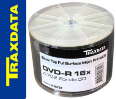 DVD-R TRAXDATA INKJET PRINTABILE 16X 4,7GB foto