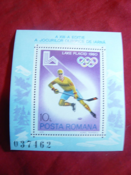 Colita Romania -Olimpiada de la Lake Placid 1980