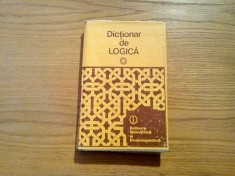 DICTIONAR DE LOGICA - Gheorghe Enescu - Editura Stiintifica, 1985, 382 p.