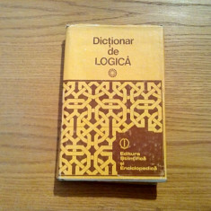 DICTIONAR DE LOGICA - Gheorghe Enescu - Editura Stiintifica, 1985, 382 p.