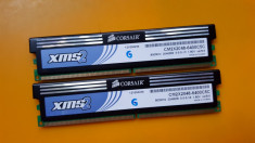 Kit 4GB DDR2 Desktop,2x2GB,Corsair XMS2 Radiator,800Mhz,PC2-6400,CL5(G) foto