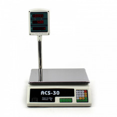 Cantar electronic comercial ACS-30 - 30kg foto