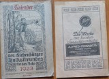 Calendarul popular din Transilvania , Sibiu , 1923 , in germana