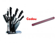 Set Cutite inox 8 piese Cadou Suport Magnetic foto