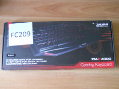 Tastatura Gaming Zalman ZM-K400G. foto