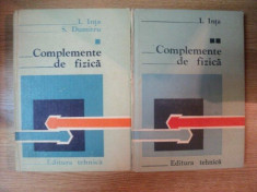 COMPLEMENTE DE FIZICA de I. INTA , S. DUMITRU , 1982 foto