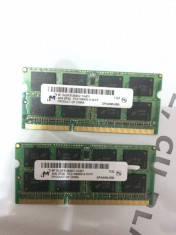 Placute memorie ram laptop 4Gb DDR3 PC3-10600s-9-10-FP 1333Mhz MT foto