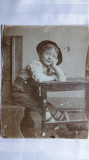 FOTOGRAFIE VECHE - COPIL HATRU - INCEPUT DE 1900