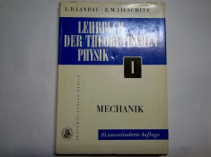 L. D. Landau, E. M. Lifschitz ? Lehrbuch der theoretischen physik vol. I foto