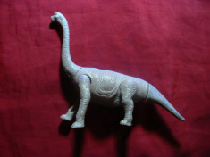 Figurina-Dinozaur cu membre ,coada ,gat mobile ,plastic ,L= 18,5 cm foto