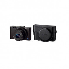 Aparat foto compact Sony DSC-RX100 II 20.2 Mpx zoom optic 3.6x Negru cu Toc LCJRXFB foto