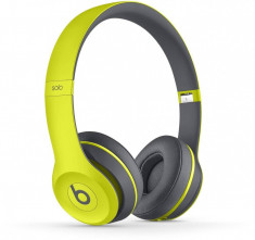 Casti wireless Beats Solo2 Active Collection Shock Yellow foto