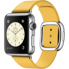 Smartwatch Apple Watch 38mm Stainless Steel Case Marigold Modern Buckle - Medium foto
