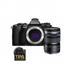 Aparat foto Mirrorless Olympus OM-D E-M5 Mark II 16 Mpx Black Body Kit 12-50mm foto