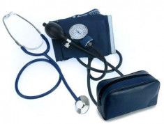 Tensiometru medical Aneroid cu stetoscop foto
