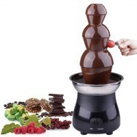 Fantana ciocolata Fondue Fountain cu 3 cascade foto mare Fantana ciocolata Fondue Fountain cu 3 cascade foto mare