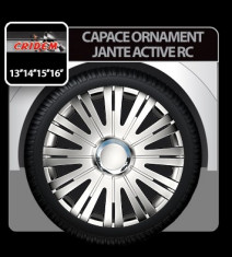 Capace ornament jante Active RC 4buc - Argintiu - 14&amp;#039; - CRD-VER1419RC foto