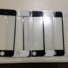 Sticla GEAM iPhone 5 5c 5s negru calitatea AA