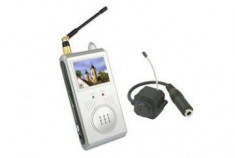 Kit supraveghere wireless cu ecran LCD foto