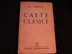 CAIETE CLASICE-N.I. HERESCU-247 PG- foto