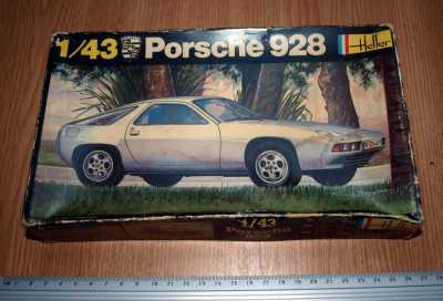 MACHETA VECHE HELLER - PORSCHE 928 , 1/43 foto