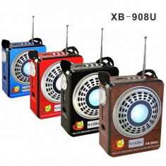 Mini radio cu redare MP3(USB/SD) Waxiba XB-908U foto