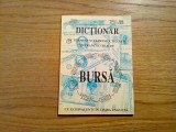 DICTIONAR de Termeni si Expresii Utilizate in Tranzactiile de BURSA - V. Popescu
