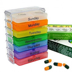 Cutie vitamine , organizator medicamente, reminder pastile