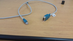 Cablu serial la retea, RS232 la RJ45 foto