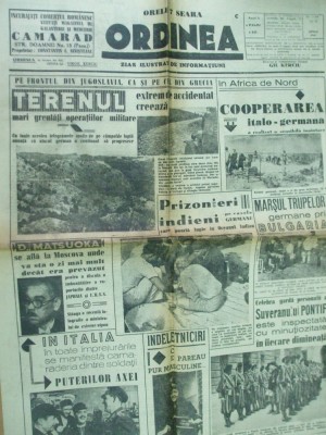 Ordinea 10 aprilie 1941 Barbieri Verona pictura Dalles Balcic incendiu Valcov foto