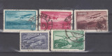 Romania 1931 Posta aeriana serie stampilata, Aviatie, Stampilat