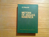 METODE DE ANALIZA NUMERICA - G. I. Marciuk - editura Academiei, 1983, 672 p., Alta editura