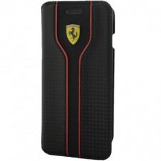 HUSA IPHONE 7 FERRARI BOOK - NEGRU FEST2FLBKP7BK foto