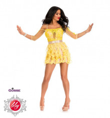 Rochie BBY Yellow Ruffles foto