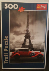 Puzzle Turnul Eiffel, Paris - 500 piese (Trefl) - NOU, Sigilat foto