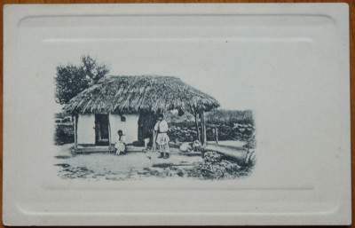 Bordei taranesc, Basarabia, inceput de secol 20, necirculata, clasica, embosata foto