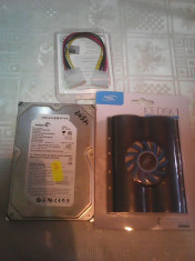 Hard-disk 500 Gb IDE second PC, cooler inclus, 245 zile, health 100%+++1 foto